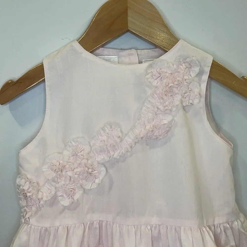 Sarah Louise England Floral Ruffle Dress 3T - Picture 2 of 7